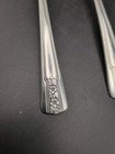 Vintage Wm Rogers Louisiane Pattern Silverplate Gumbo Soup Spoons 7  Set Of 4