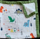 Cotton Muslin Baby Toddler Child Blanket Quilt 43  X 43  Super Soft High Quality