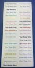 Kid Name Labels Watercolor Custom Stickers School Supplies 60 Pack Personalized