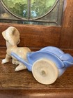 Vintage Fabulously Kitsch Szeiler Studio Blue   Teal Donkey Figurine England 