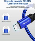 Iphone Charger Cable 4ft  Jsaux  c89 Apple Mfi Certified  Lightning Cable 