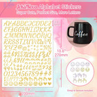 1730 Alphabet Letter Stickers  10 Sheets Self Adhesive Monogram Stickers Upgrade