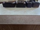 Antique Letterpress Wood Type Printing Blocks Lot Of 7     C   G Letters