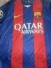 Andres Iniesta - Fc Barcelona Home Jersey 2016 17 Size -medium Brand      With Tag