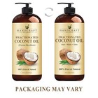 Handcraft Blends Fractionated Coconut Oil Pure Carrier Oil 16 Fl Oz