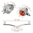 7  Led Headlight Turn Signal Passing Lights Bar For Honda Shadow Spirit 1100 750