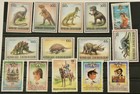 Central Africa Lot Of 65 Cancelled   Mint Stamps Hinged  10719