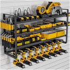 Xxxl 4 Layer Power Tool Organizer 8 Drill Storage Rack Cordless Tool Rack Holder