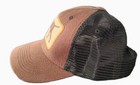 Vintage Brown Mesh Snapback Trucker Hat Pointer Dog Upland Gundog Headgear