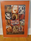 Framed Rent Window Card poster - Signed By Broadway Cast - Collectable And Rare 