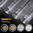  100  Direct Fit 38mm Coins Capsules Holder For Morgan peace ike Silver Dollar