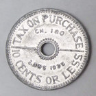 State Of Washington Sales Tax Commission Aluminium Token 22mm