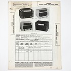 1946 Dewald Radio Model A500 1 2 3wire Schematic Service Manual Vintage Original