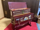 Verbena 1940s Hand-cranked Wooden Organ Size H 15 1 X W 15 7 X D 9 8 In