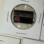 Vintage Lot Of 15 Enamel Lapel Or Hat Pins  Buttons Rock N Roll Bands Metal