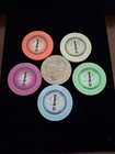 Desert Inn Las Vegas Roulette poker Chips    1 Gaming Token Lot  6 Pcs 