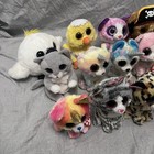 Lot Of 14 Ty Plush Toy Beanie Boos Stuffed Animals Unicorns  Cats  Mango