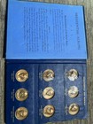 Presidential Art Medals Volume 1   2 Albums  Full Set  36  Coins