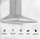 Extractor De Para Grasa Cocina Campana De Acero Inoxidable Extractoras Hogar New