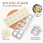 5pcs Ravioli Mold Set  12 Holes Ravioli Maker Press 3 Pasta Cutter Stamp Maker