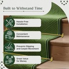 Renovators Supply Stair Carpet Rods 39 5  Bright Brass Carpet Runner Rods Wit   