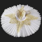 Ballet Girls White Swan Lake Platter Pancake Dress Kids Ballet Dance Costume