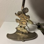 Vintage 1930 s Early Chrome  Mickey Mouse Art-deco Figural Night Table Lamp