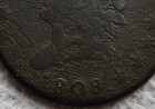 1808 Classic Head Large Cent Rare Key Date Type Coin Full Date Fine Corroded