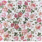 3 Decoupage Napkins Vintage Pink Roses Floral - Set Of Three Paper Napkins