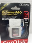 Sandisk 64 Gb Extreme Pro 280 Mb s Sdxc Uhs-ii Memory Card  new 