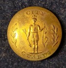 War Of 1812   Pre Civil War 1 Piece City Guards Of Boston Button Albert  Ms-19-a