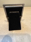 Vintage Miniature Pewter Filigree Picture Frame-ornate Floral 2 x3  - Es-2447