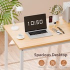47  Computer Writing Desk Modern Study Office Laptop Desk Corner Table Natural