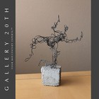 Wow  Abstract Wire Metal Man Sculpture  Vtg 50s 60s Orig Art Mid Century Modern