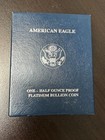 2005 American Eagle Platinum Proof 1 2 Oz Box Only With Papers