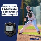 Ultrak 430 Pitch Counter   Pitch Speed With 2 Memory Stopwatch - Black