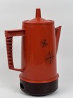 Vintage Regal Poly Perk Atomic Poppy Red 4-8 Cup Coffee Maker