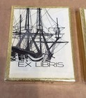 Antioch Bookplates Vintage Ex Libris  Majestic Ships 2 Sealed Boxes 50 Per Set