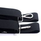 2 Pcs Adjustable Y-back Duty Work Heavy Elastic Suspenders For Men