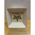 Lenox Dimension Collection Holiday Square Hope Dish Christmas 4 