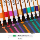 80 Colors 80 Pcs Acrylic Markers Pen Set Paint Art Soft Tip Pen For Children 