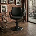 Hair Beauty Salon Equipment Black Hydraulic Barber Styling Chair black 