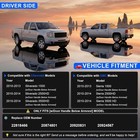 Upgraded 22818466 Front Left Driver Side Door Panel Armrest Repair Kit Compatibl