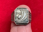 Vtg 1933 Chicago Worlds Fair A Century Of Progress Sterling Silver Souvenir Ring