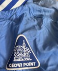 Vintage 1970 s 1980 s Cedar Point Light Nylon Jacket Blue Sandusky Ohio L xl
