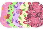    Soft Bamboo Girls Eye Patches  50 box  junior Size  0-2 Yrs  Textured Accents