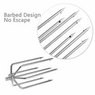 Barbed Stainless Steel 7 Prong Tine Harpoon Fishing Spear Gig Gaff Fork Hook
