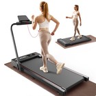 Foldable 2 5hp Treadmill 2-in-1 Quiet Home Under Table Walking Pad With Remote