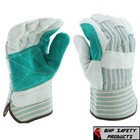 72 Pair Double Palm Split Leather Palm Work Gloves Men s Large Brand New