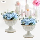10pcs Vase Metal Wedding Flower Vase For Party Christmas Home Table Decor Vase 